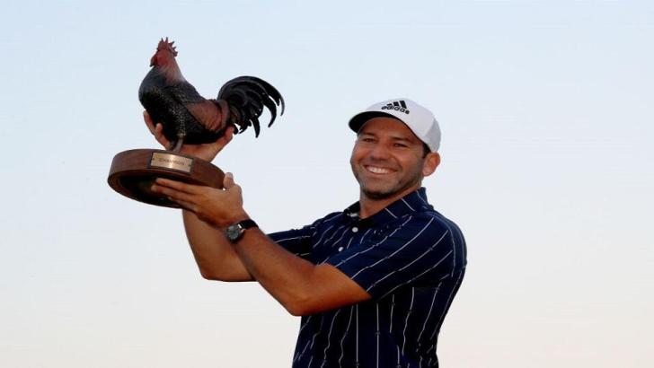 Spanish golfer Sergio Garcia wins the Sanderson Farms Championship